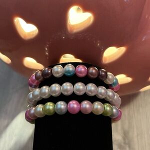 faux pearl bracelet set🤍⭐️